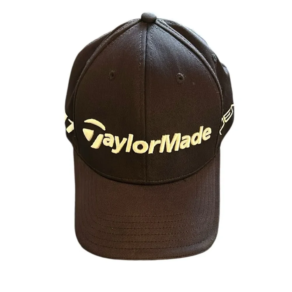 NEW Adidas TaylorMade Jet Black Cap with Logo